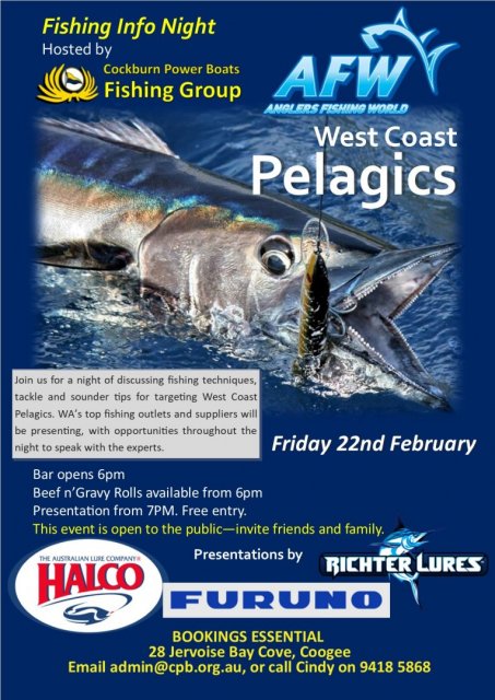 Pelagic Info Night